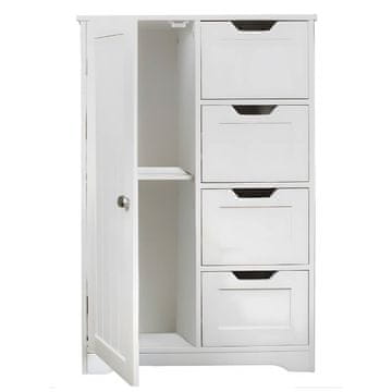 shumee Kopalniška omarica s predali, za kozmetiko in dodatke 60x30x81 BR1We