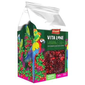Vitapol Vitapol VITALINE - Brusnica za vse papige 30 g