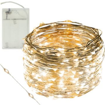 shumee 100 LED žičnih svetilk, notranja dekoracija, LED luči na žici, toplo bela