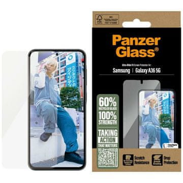 PanzerGlass Kaljeno steklo za Samsung Galaxy A36 5G PanzerGlass Ultra-Wide