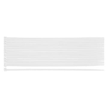 Topex Kabelske vezice EXTREME 2,5 × 100 mm, bele, 100 kosov.