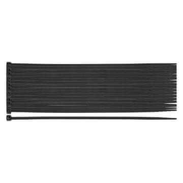 Topex Kabelske vezice EXTREME 2,5 × 100 mm, črne, 100 kosov.