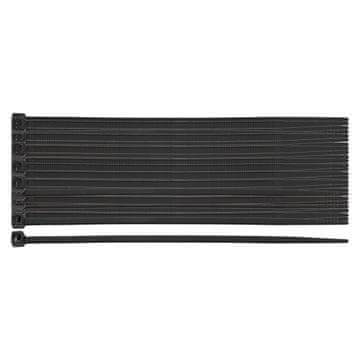 Topex Kabelske vezice EXTREME 2,5 × 80 mm, črne, 100 kosov.