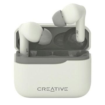 Creative Brezžične slušalke Creative Zen Air Plus ANC Bluetooth 5.3 kremne barve