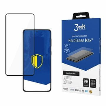 3MK Kaljeno steklo za Samsung Galaxy S22 Plus 3MK FullScreen črno