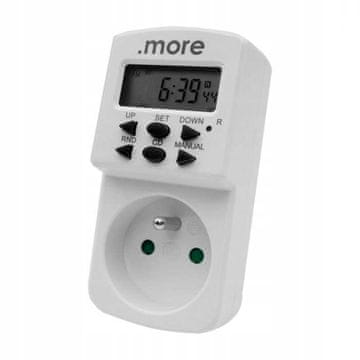 shumee 7-dnevni LCD-časovnik 1800 W EcoLight