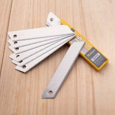 Deli Tools 10x Nadomestna kvalitetna rezila 9mm