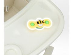 MoMi REKI stol za hranjenje, 3-v-1, bež