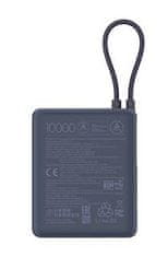 Xiaomi 33W prenosna baterija, integriran kabel USB-C, 10000 mAh, modra (59610)