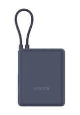 Xiaomi 33W prenosna baterija, integriran kabel USB-C, 10000 mAh, modra (59610)