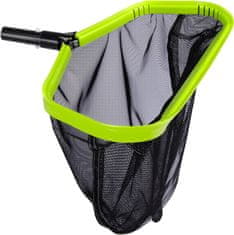 Nikcorp Mreža za čiščenje bazena globoka, dvoslojna najlonska vreča, aluminijast okvir, univerzalna pritrditev, 43,5x26 cm