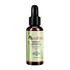 Nikcorp Rožmarinovo olje za rast las in nego kože, komplet 2 x 60 ml s silikonsko masažno napravo za lasišče, proti izpadanju las