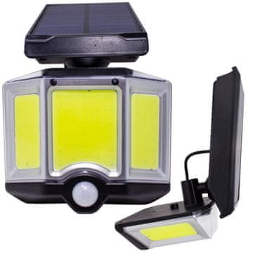 FORSAGE LED solarna svetilka s senzorjem gibanja in mraka