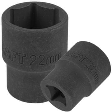 shumee 22 mm 1/2"" kratka 6-točkovna ključavnica