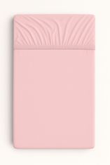 Bombažna rjuha za otroško posteljico 140x70 cm - prašno roza