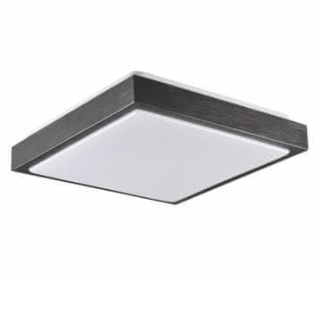 shumee Kvadratna aluminijasta stropna svetilka KAZIMIERZ 2xE27 29x29cm IP20 črna Goldlux