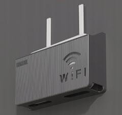 shumee STENSKI NOSILEC, STENSKA POLICA, POKROV ZA STIKALO WIFI USMERJEVALNIKA, ČRN WI-FI