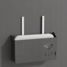 shumee STENSKI NOSILEC, STENSKA POLICA, POKROV ZA STIKALO WIFI USMERJEVALNIKA, ČRN WI-FI
