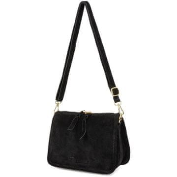 shumee Ženska usnjena kurirska torba, prtljažnik iz semiša