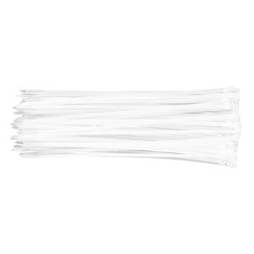 shumee Kabelske vezice 4,8 x 300 mm, 75 kosov, bele