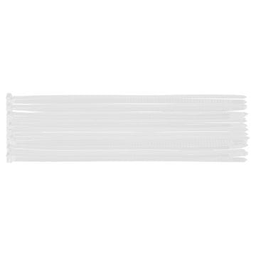 shumee Kabelske vezice EXTREME 7,6 × 300 mm, bele, 50 kosov.