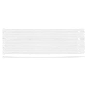 Topex Kabelske vezice EXTREME 4,8 × 200 mm, bele, 100 kosov.