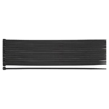 Topex Kabelske vezice EXTREME 2,5 × 200 mm, črne, 100 kosov.