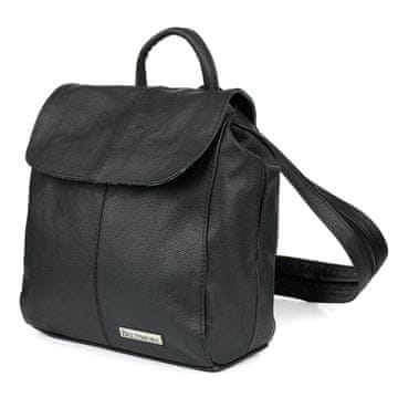 shumee Beltimore ženski usnjeni nahrbtnik s preklopom, masiven