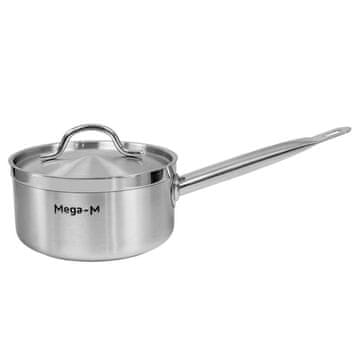 shumee Visoka ponev za catering s pokrovom Mega-M PRO 3l premer 18 cm x višina 10 cm N