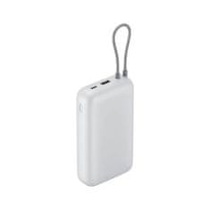 Xiaomi 22,5W polnilna baterija, integrirani kabel USB-C, 20000 mAh, bež (61826)