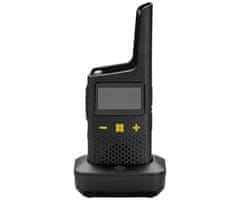 Motorola XT185 walkie talkie komplet, 2-KIT, PMR446, do 8km, IP54, črn + dodatki