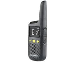 Motorola XT185 walkie talkie komplet, 2-KIT, PMR446, do 8km, IP54, črn + dodatki