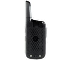 Motorola XT185 walkie talkie komplet, 2-KIT, PMR446, do 8km, IP54, črn + dodatki