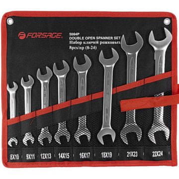 FORSAGE GARNITURA VIŠKIH KLJUČEV 8-24mm PLETENA 8 kos