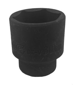 shumee Vtičnica 30 mm 1/2"" 6-točkovna kratka Cr-V