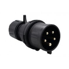 F-ELEKTRO Vtič 32A/5P 380V-415V /FE/ IP44 črn F7.0160