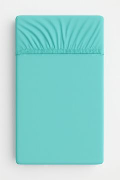 shumee Bombažna rjuha iz jerseyja za posteljico 120x60cm - mint