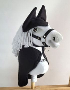 shumee Hobby Horse A4 set: odeja + mufniki - črn