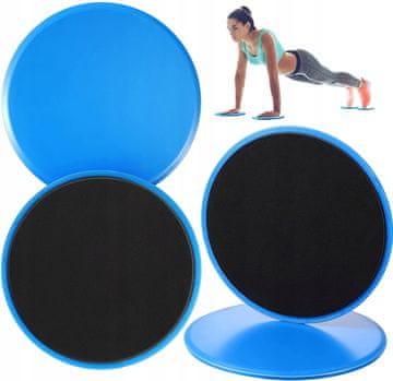 shumee DRSNI DISKI ZA VAJE ZDRSANJA 4 kosi.