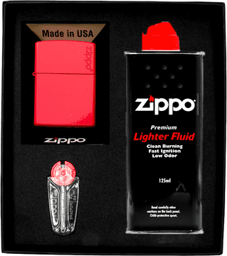 shumee Darilni set vžigalnikov ZIPPO RED MATTE LOGO št. 1