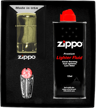 shumee Darilni set vžigalnikov ZIPPO SLIM BRASS HIGH POLISHED št. 1