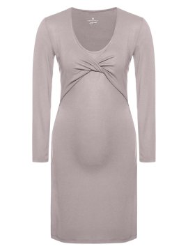 shumee Ženska siva nosečniška obleka Bellybutton Maternity