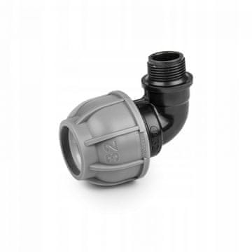 Bradas PE cevni komolec Bradas DSRA10K25M12 GZ 1/2 25 mm