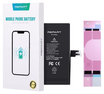 shumee Baterija Baterija za iPhone 15 Plus Povečana kapaciteta 4620mAh REPARAT