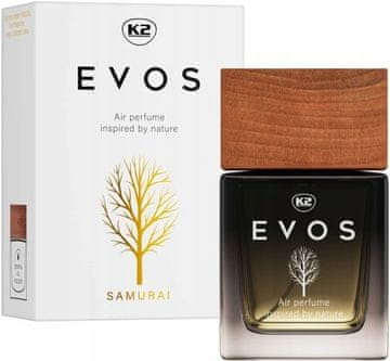 shumee K2 EVOS SAMURAI FRAGRANCE MOŠKI PARFUM ZA AVTO DARILO ZA AVTO