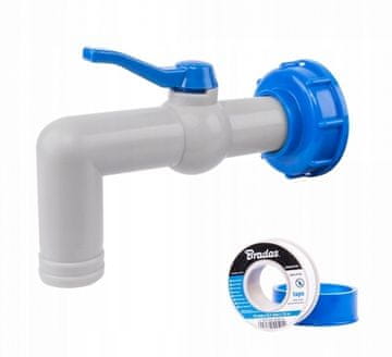 Bradas IBCS60-GTM901025 90° pipa za cev 25-32 mm