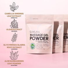 sarcia.eu SAKURA NURU Vlažilni masažni gel v prahu, japonski algin gel, za vegane 50g