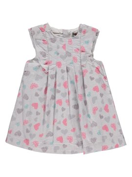 shumee Dekliška obleka brez rokavov, mešanica, srčki, Kanz