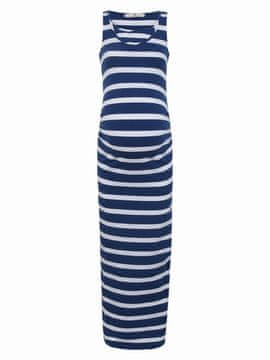 shumee Obleka za nosečnice brez naramnic z gumbom