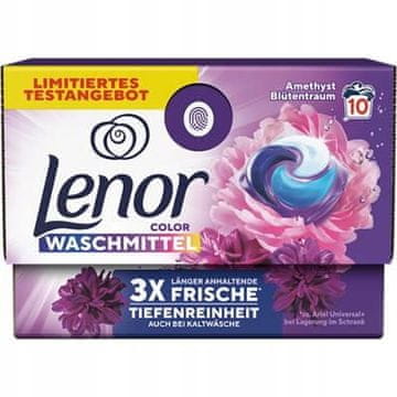 shumee Lenor Allin1 Pods Amethyst Barvne kapsule za pranje perila 10 kosov.